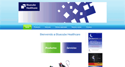 Desktop Screenshot of bluecube.es