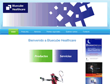 Tablet Screenshot of bluecube.es